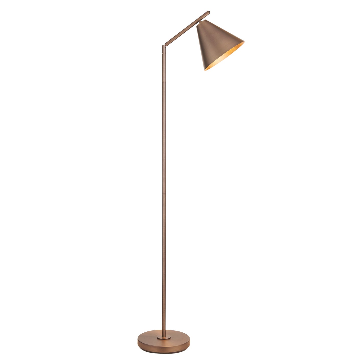 Endon Cape Task Floor Lamp Brushed antique bronze