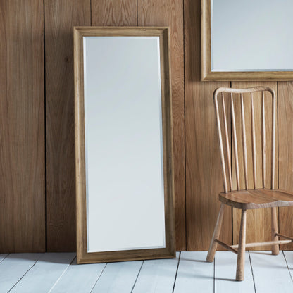 Amos Oak leaner mirror