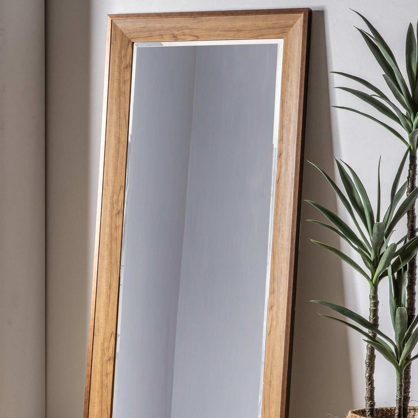 Amos Oak leaner mirror