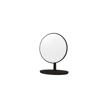 Amos Black stained oak table top mirror