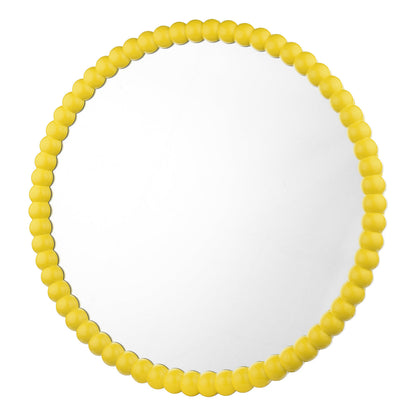 Dar Ruan Round Mirror Yellow 70cm
